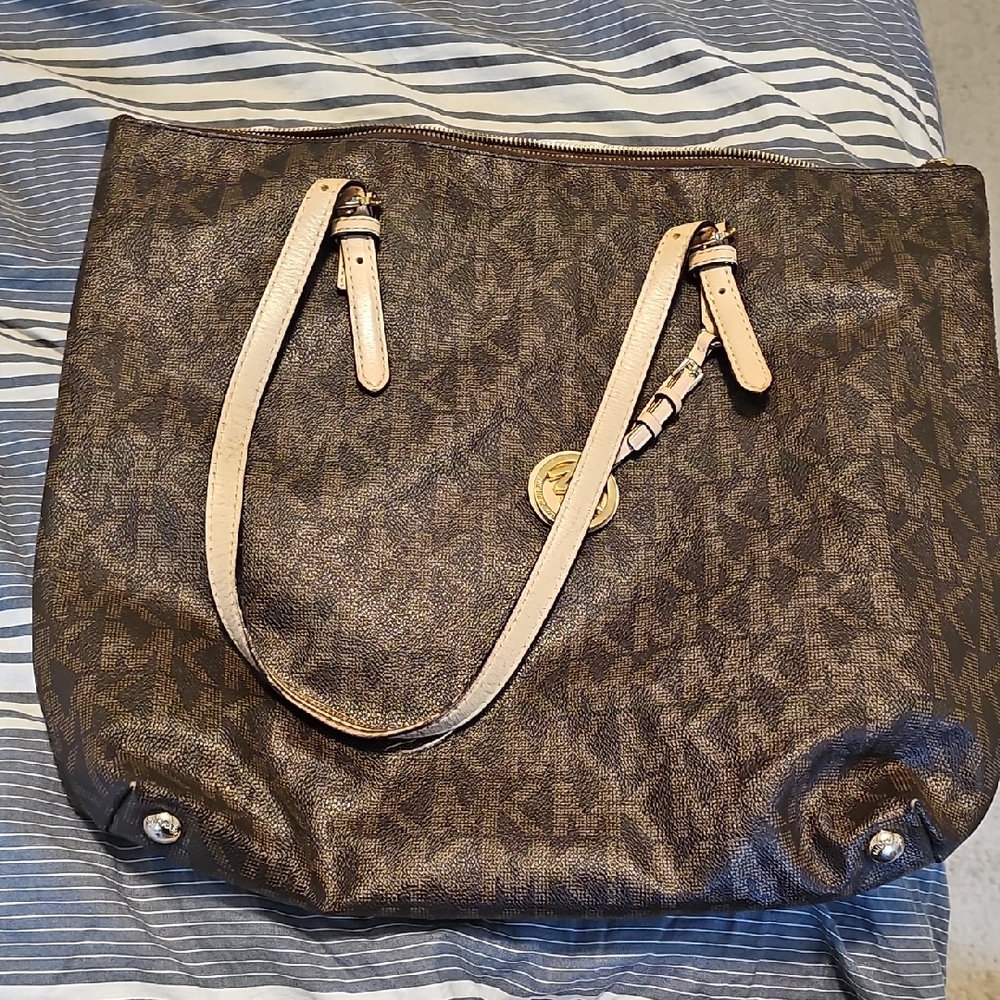 Brown Designer Tote Bag